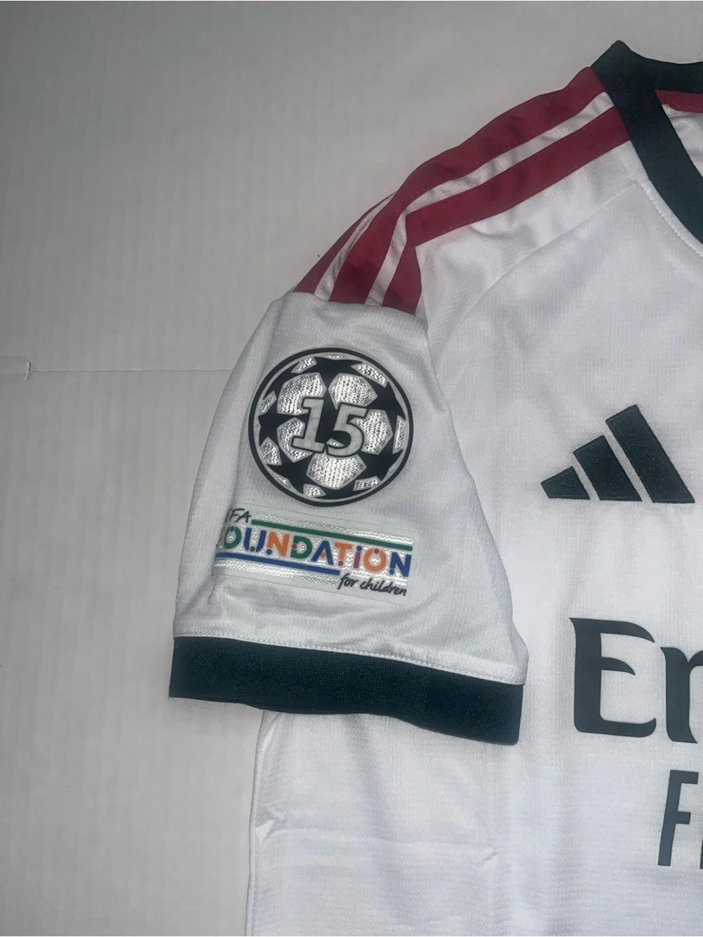Vinicius Jr #7 Real Madrid Home Jersey UCL Patches Size M